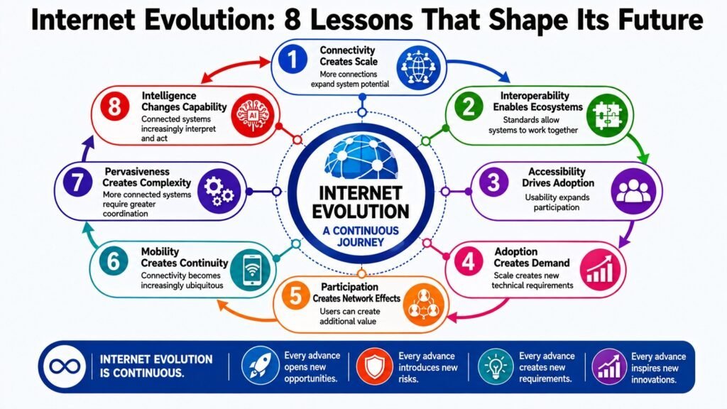 Internet Evolution -- 8 Lessons That Shape Its Future