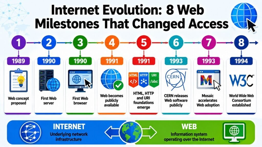Internet Evolution -- 8 Web Milestones That Changed Access