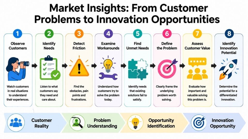 Market Insights -- From Customer Problems to Innovation Opportunities