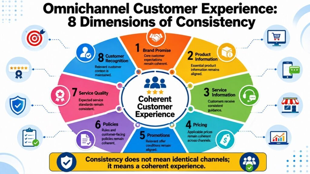 Omnichannel Customer Experience -- 8 Dimensions of Consistency