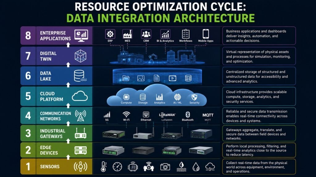 Resource Optimization Cycle -- Data Integration Architecture