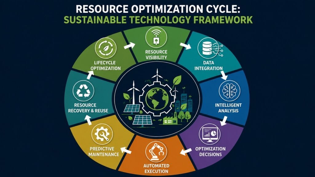 Resource Optimization Cycle -- Sustainable Technology Framework