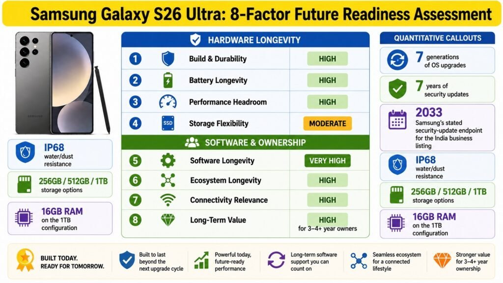 Samsung Galaxy S26 Ultra -- 8-Factor Future Readiness Assessment