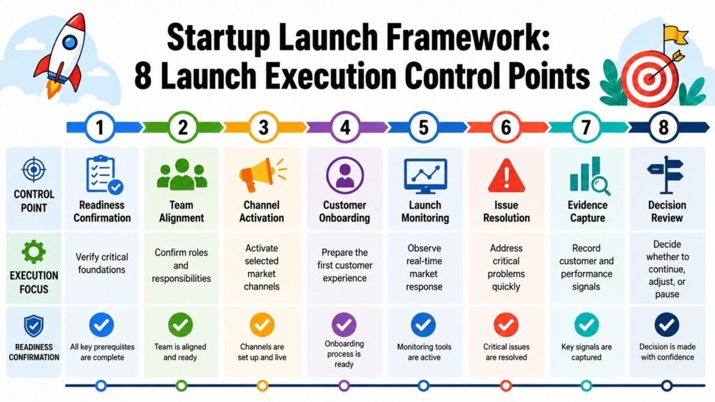 Startup Launch Framework -- 8 Launch Execution Control Points