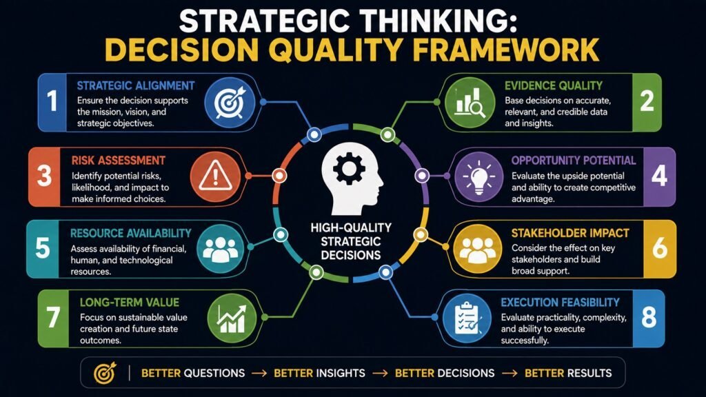 Strategic Thinking -- Decision Quality Framework