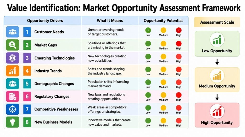 Value Identification -- Market Opportunity Assessment Framework