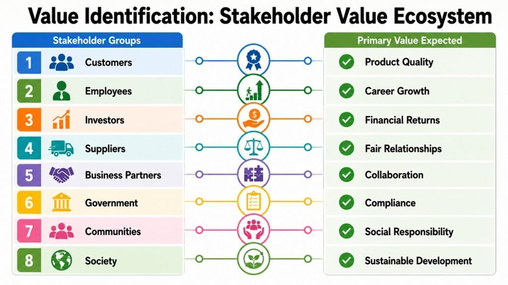 Value Identification -- Stakeholder Value Ecosystem