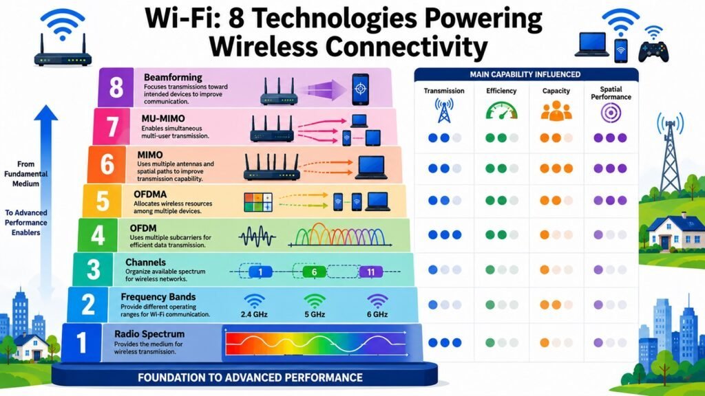 Wi-Fi -- 8 Technologies Powering Wireless Connectivity