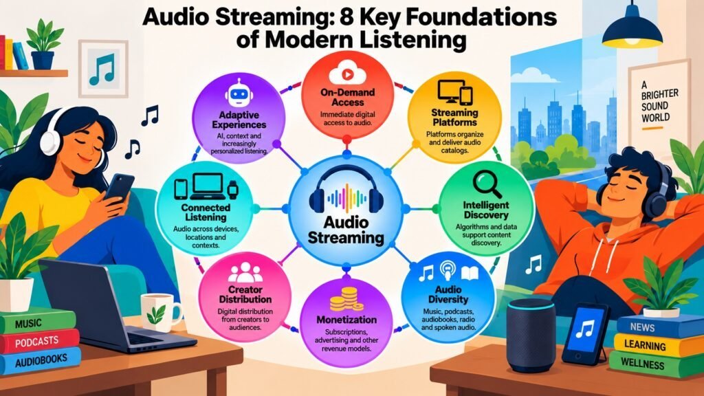 Audio Streaming -- 8 Key Foundations of Modern Listening