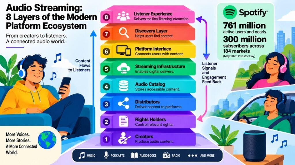 Audio Streaming -- 8 Layers of the Modern Platform Ecosystem