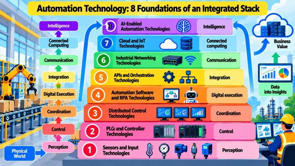 Automation Technology -- 8 Foundations of an Integrated Stack