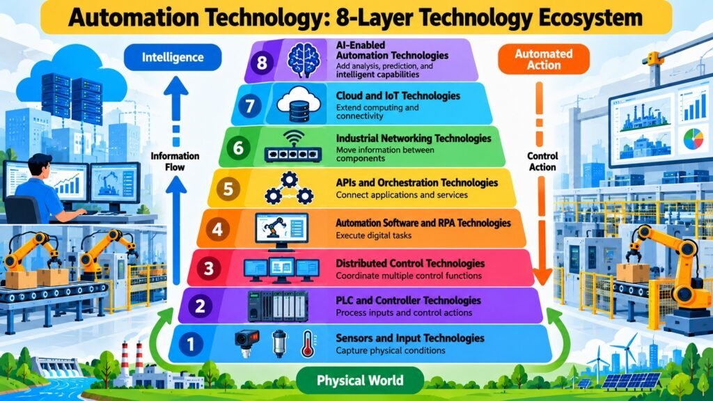 Automation Technology -- 8-Layer Technology Ecosystem