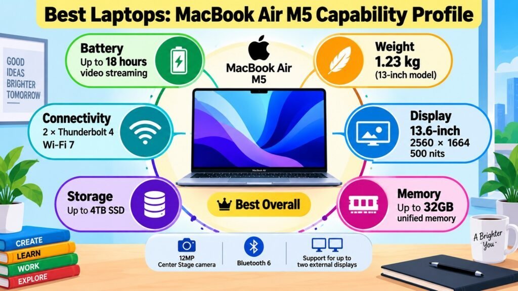 Best Laptops -- MacBook Air M5 Capability Profile