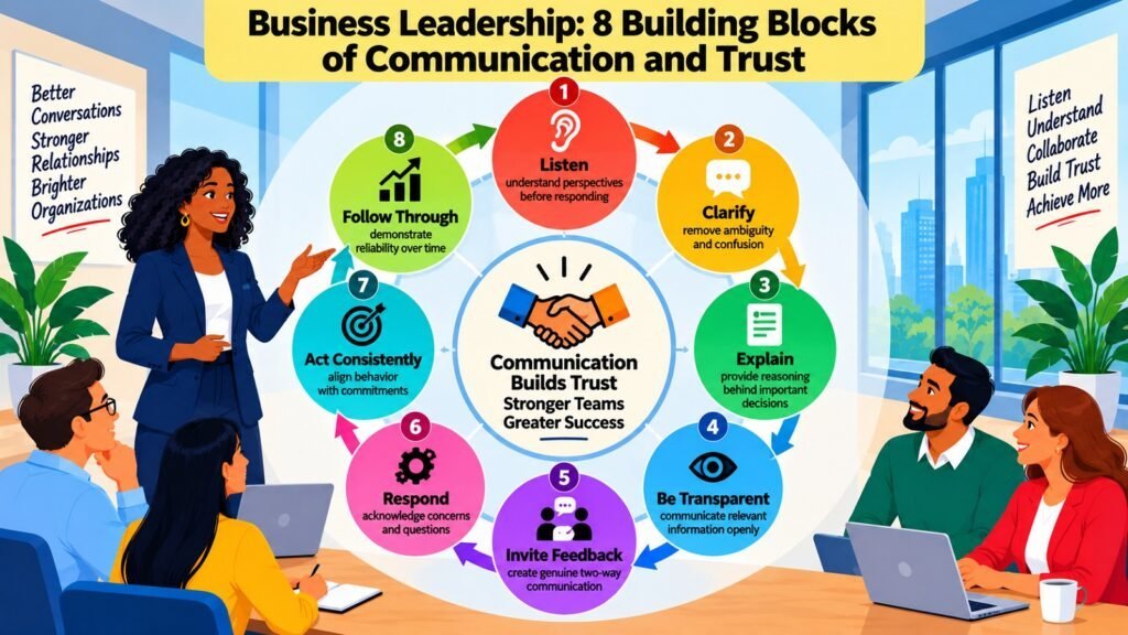 Business Leadership -- 8 Building Blocks of Communication and Trust