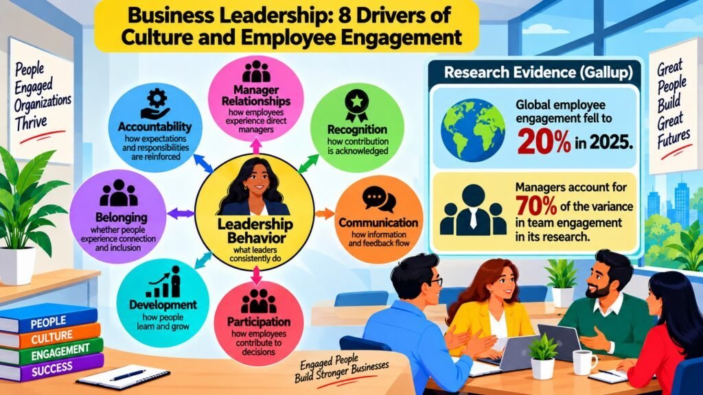 Business Leadership -- 8 Drivers of Culture and Employee Engagement