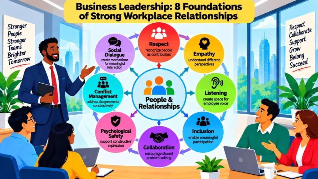 Business Leadership -- 8 Foundations of Strong Workplace Relationships