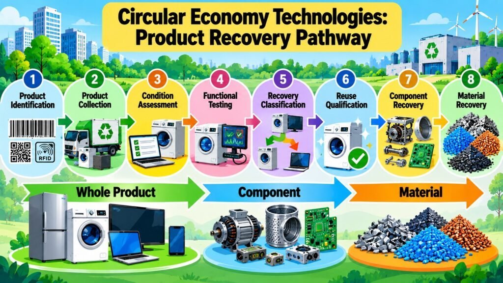 Circular Economy Technologies -- Product Recovery Pathway