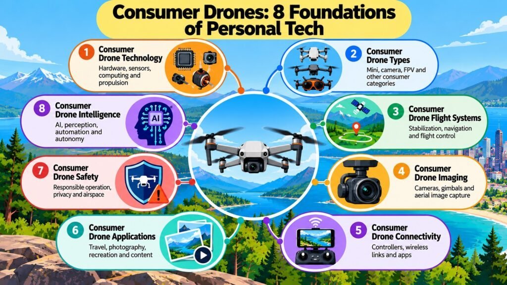 Consumer Drones -- 8 Foundations of Personal Tech