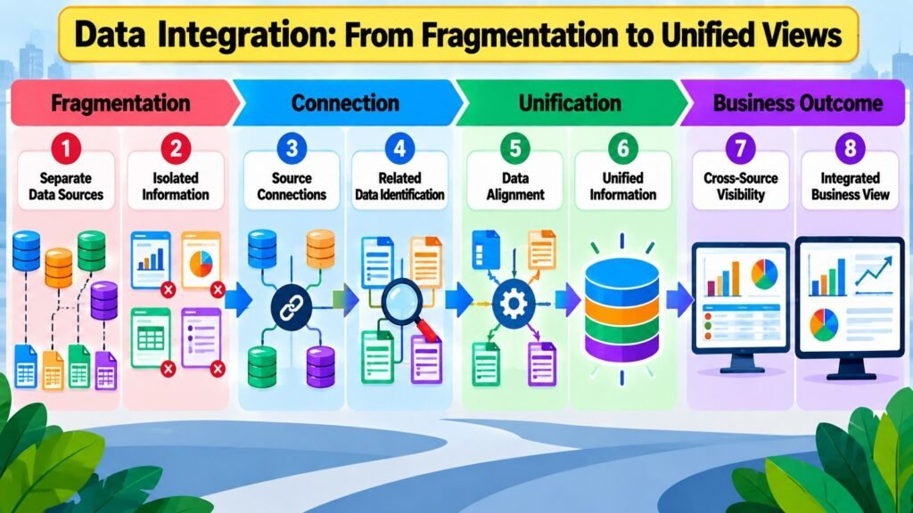 Data Integration -- From Fragmentation to Unified Views