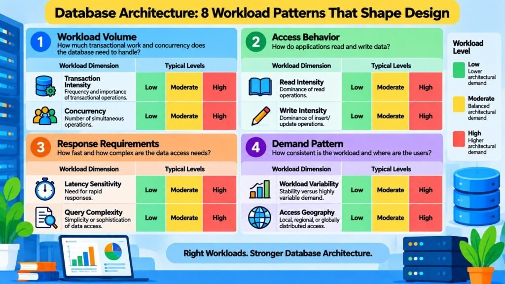 Database Architecture -- 8 Workload Patterns That Shape Design