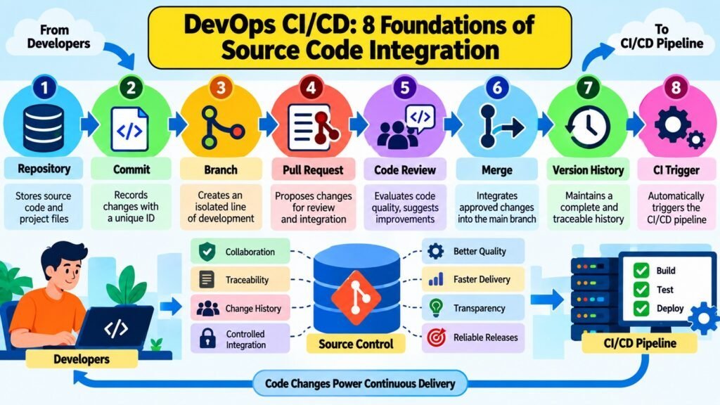 DevOps CI/CD -- 8 Foundations of Source Code Integration