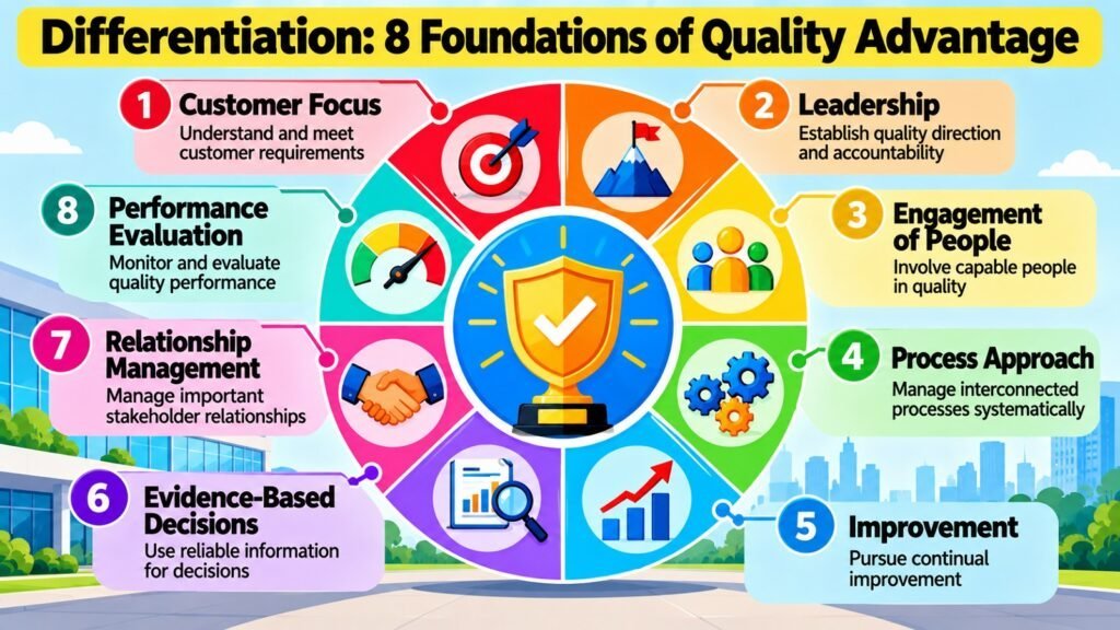 Differentiation -- 8 Foundations of Quality Advantage