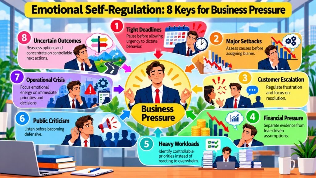 Emotional Self-Regulation -- 8 Keys for Business Pressure