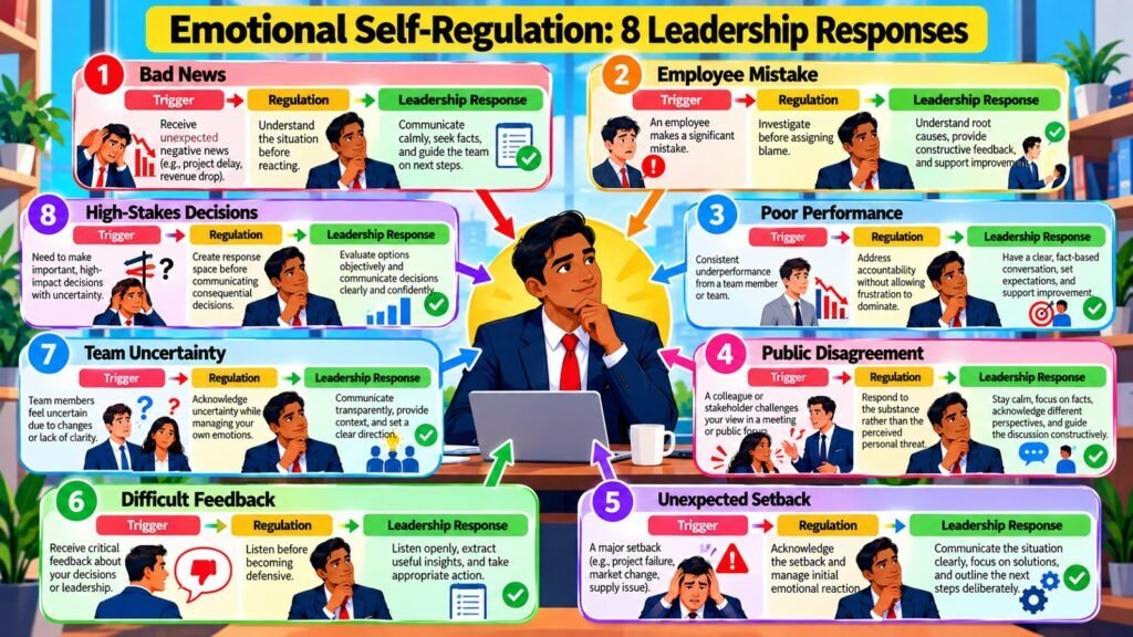 Emotional Self-Regulation -- 8 Leadership Responses