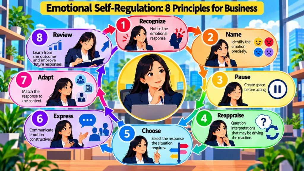 Emotional Self-Regulation -- 8 Principles for Business