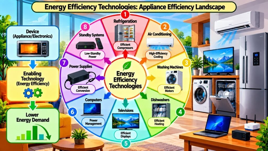 Energy Efficiency Technologies -- Appliance Efficiency Landscape