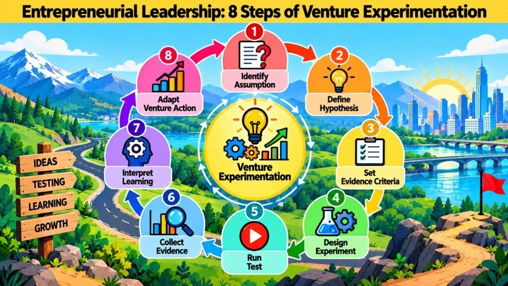 Entrepreneurial Leadership -- 8 Steps of Venture Experimentation