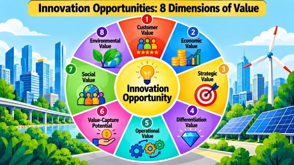 Innovation Opportunities -- 8 Dimensions of Value