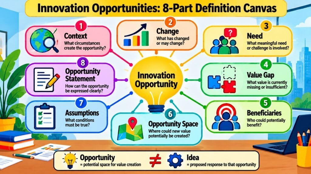 Innovation Opportunities -- 8-Part Definition Canvas