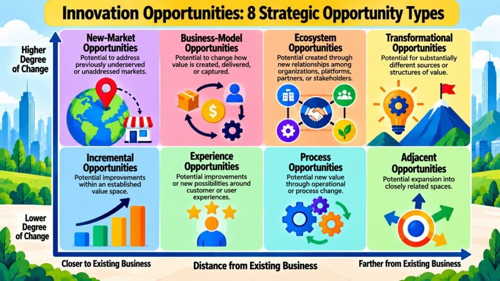 Innovation Opportunities -- 8 Strategic Opportunity Types