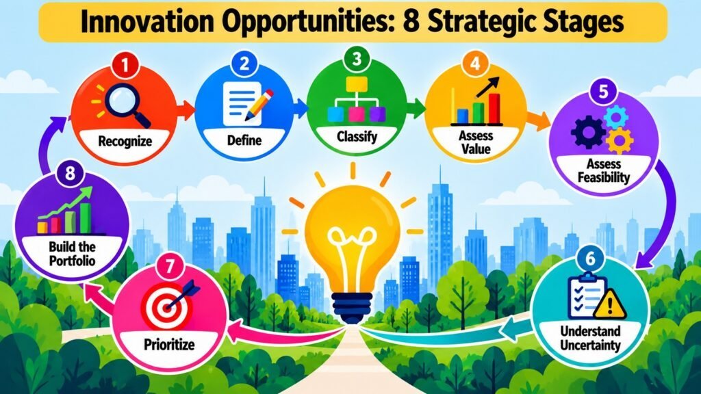 Innovation Opportunities -- 8 Strategic Stages
