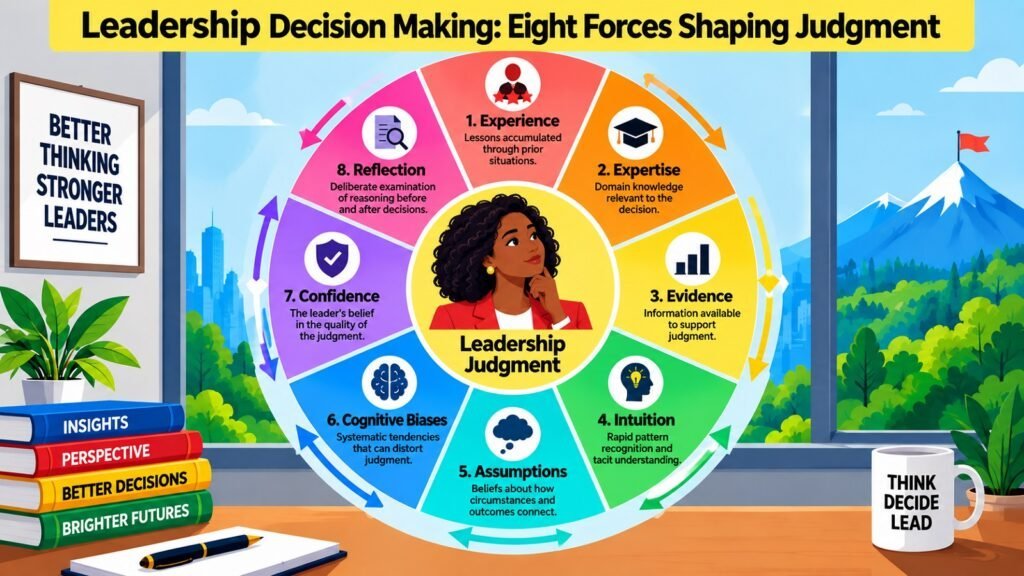 Leadership Decision Making -- Eight Forces Shaping Judgment