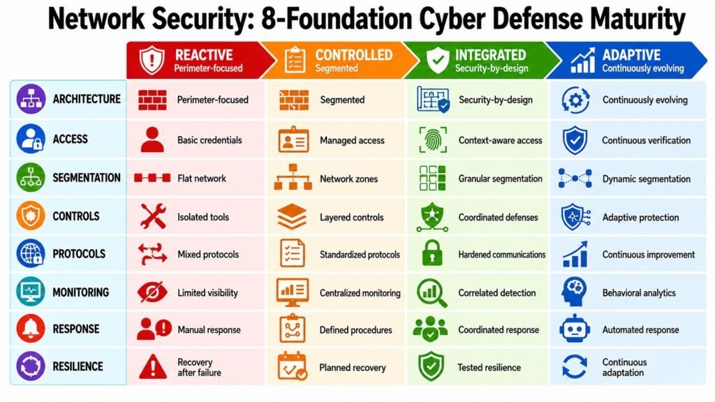 Network Security -- 8-Foundation Cyber Defense Maturity
