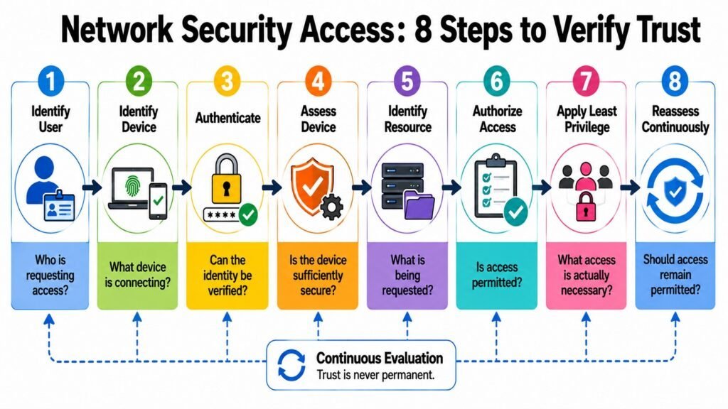 Network Security Access -- 8 Steps to Verify Trust