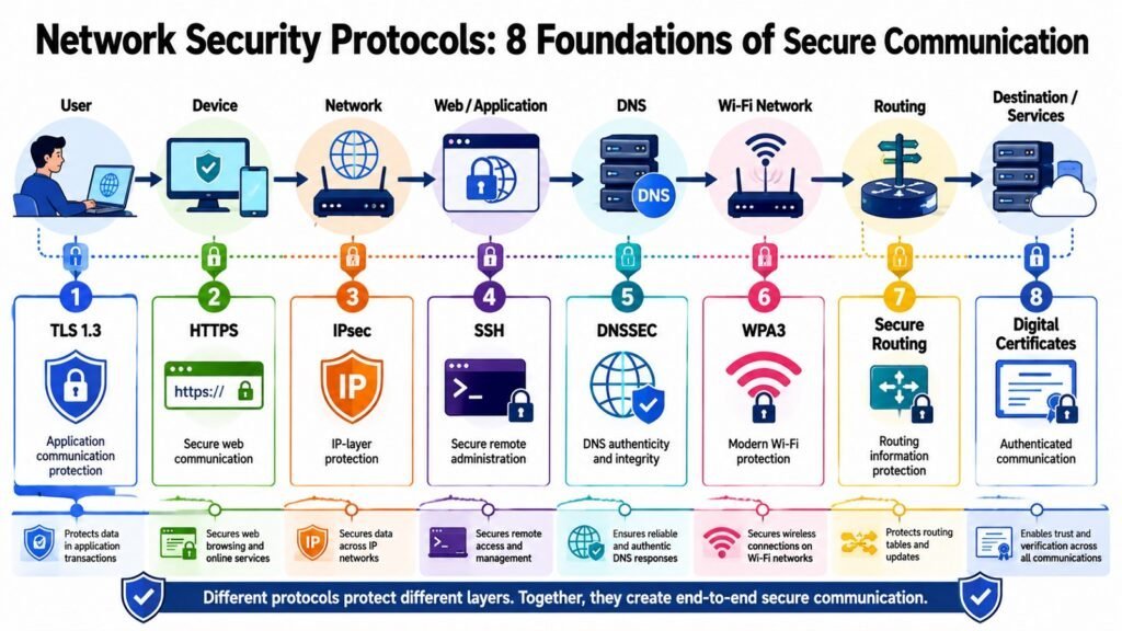 Network Security Protocols -- 8 Foundations of Secure Communication