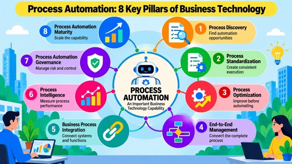 Process Automation -- 8 Key Pillars of Business Technology