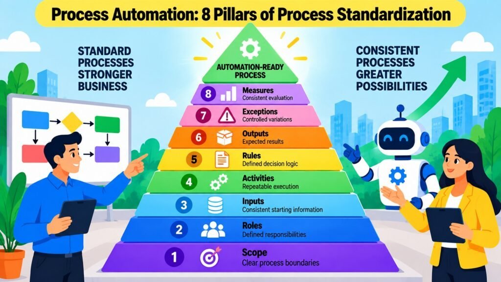 Process Automation -- 8 Pillars of Process Standardization