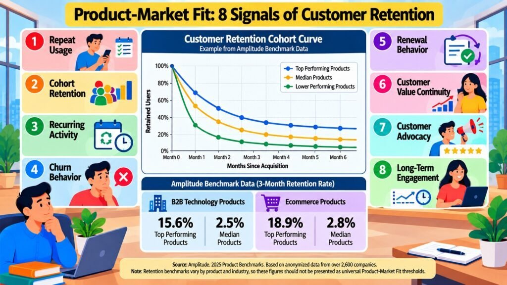 Product-Market Fit -- 8 Signals of Customer Retention