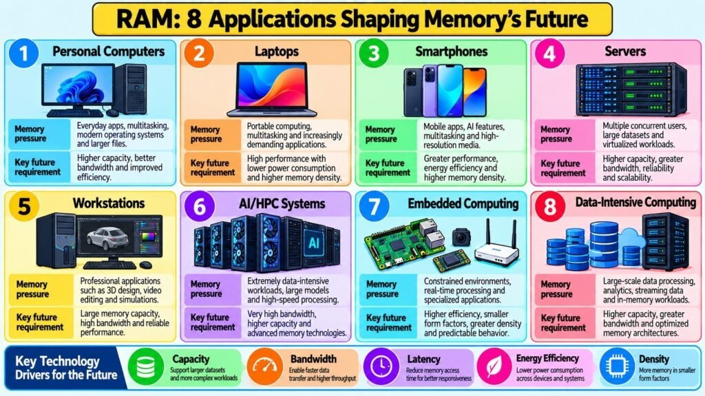 RAM -- 8 Applications Shaping Memory Future