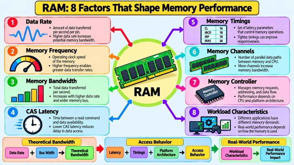 RAM -- 8 Factors That Shape Memory Performance