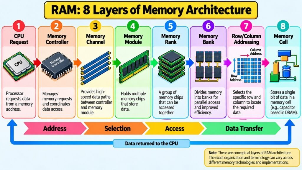 RAM -- 8 Layers of Memory Architecture