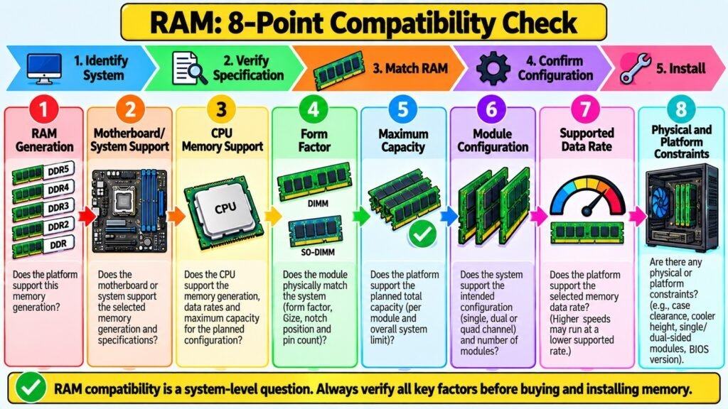 RAM -- 8-Point Compatibility Check
