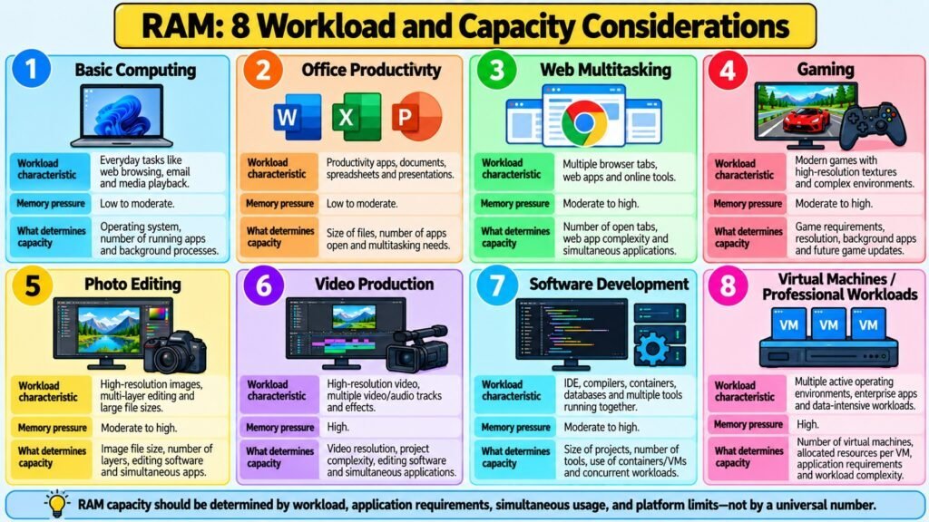 RAM -- 8 Workload and Capacity Considerations