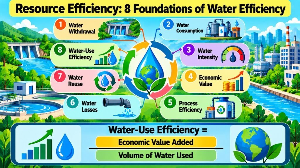 Resource Efficiency -- 8 Foundations of Water Efficiency
