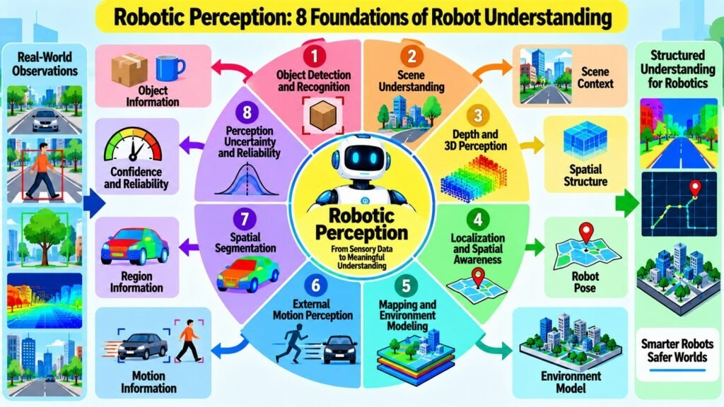 Robotic Perception -- 8 Foundations of Robot Understanding