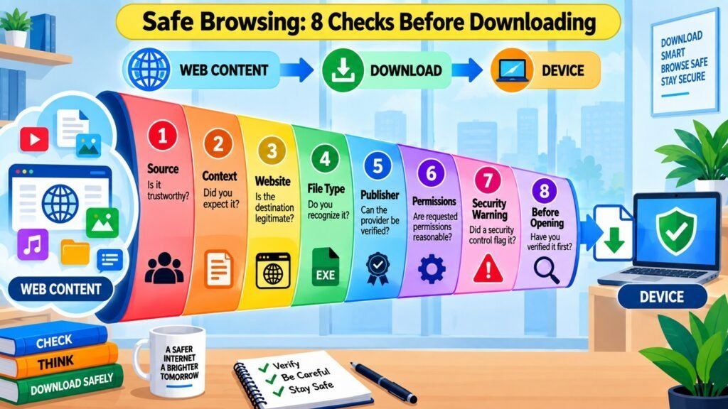 Safe Browsing -- 8 Checks Before Downloading